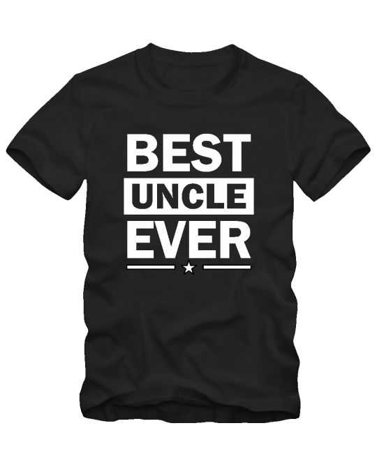 Marškinėliai Best uncle ever Marškinėliai Best uncle ever